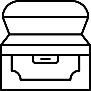 paket yiyecek simgesi ana hatları biçiminde