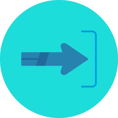 ok simgesi vektör illüstrasyonu