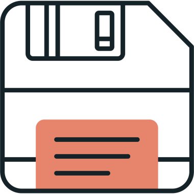 Dosya. Web simgesi basit illüstrasyon