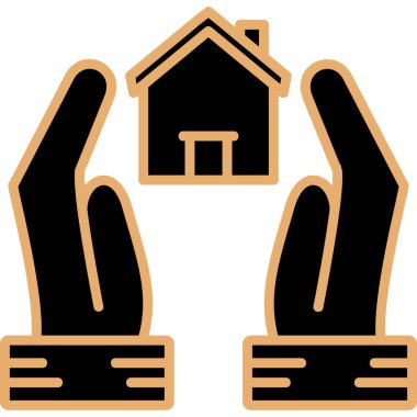 Ev simgesini tutan eller