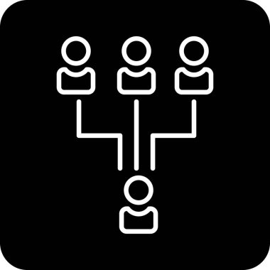 ağ vektörü düz simgesi