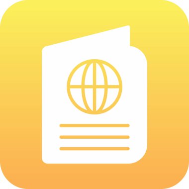 Belge simgesinin vektör illüstrasyonu