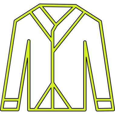 Ceket simge vektör çizim