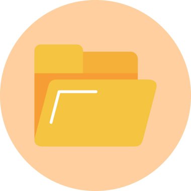 Dizin simgesi, basit vektör illüstrasyonu