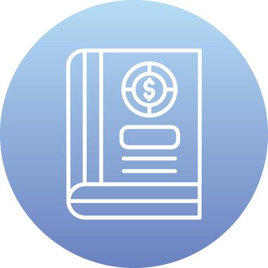 Dolar vektör simgesi modern basit illüstrasyon