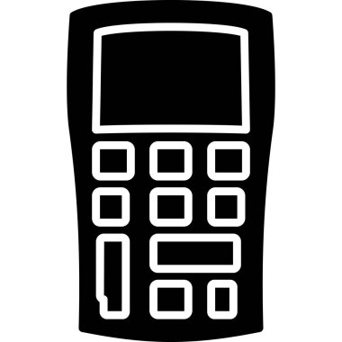 hesap makinesi web simgesi. vektör çizim