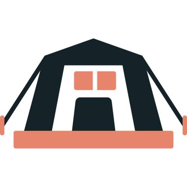 Otelde. Web simgesi basit tasarım