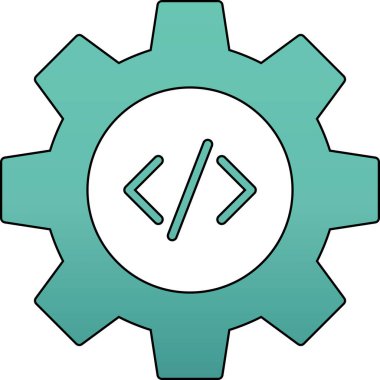 Modern simgenin vektör illüstrasyonu