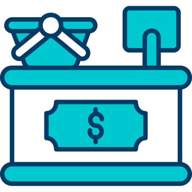 Dolar. Web simgesi basit tasarım