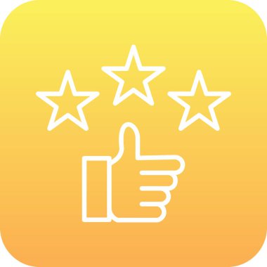 rating vector icon design
