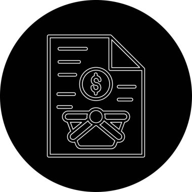 Modern bir simgenin vektör illüstrasyonu