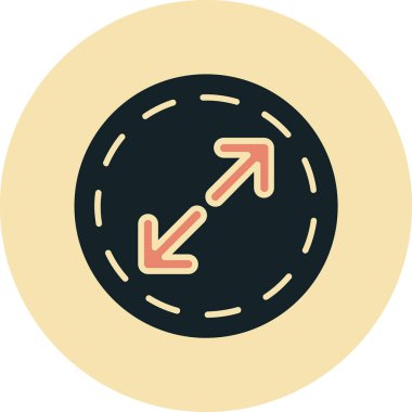 ok simgesi vektör illüstrasyonu