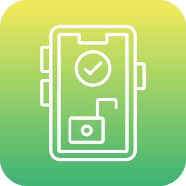 Pil simgesinin vektör illüstrasyonu