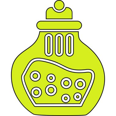 Yağ lambası ikonu. vektör illüstrasyonu