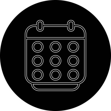 Eşsiz Hesap Makinesi Vektör Satır Simgesi