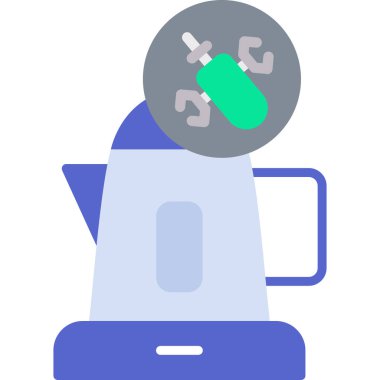 kahve makinesi modern simge, vektör illüstrasyonu