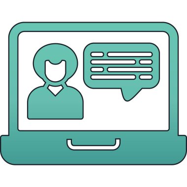 Çevrimiçi sohbet simgesi, özet biçimi