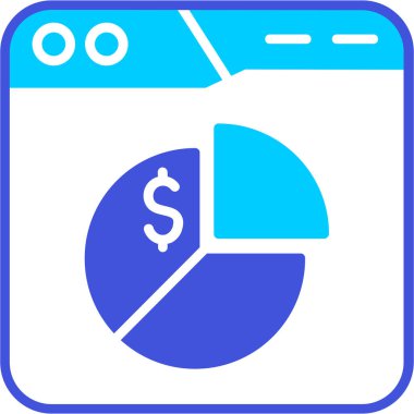 iş grafiği simgesi, illüstrasyon