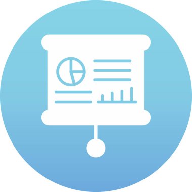 Çizelge. Web simgesi basit illüstrasyon