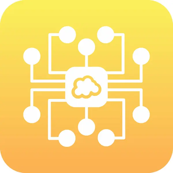 ağ simgesi. Vektör illüstrasyonu