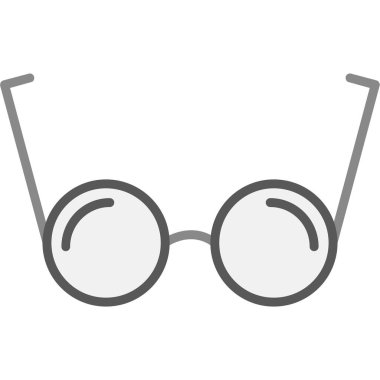 gözlük vektör çizgisi, düzenlenebilir vuruş, dış hat simgesi