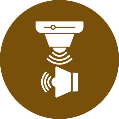 vektör cctv simgesi illüstrasyonu