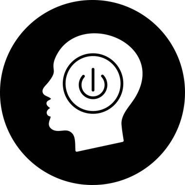 kadın simge vektör illüstrasyonu