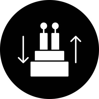 Gıda simgesinin vektör illüstrasyonu