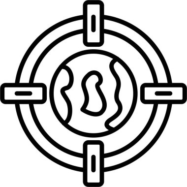 pusula yön bulma simgesini ayarla