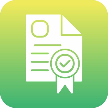 Kontrol listesi vektör simgesi. Basit biçim illüstrasyonu