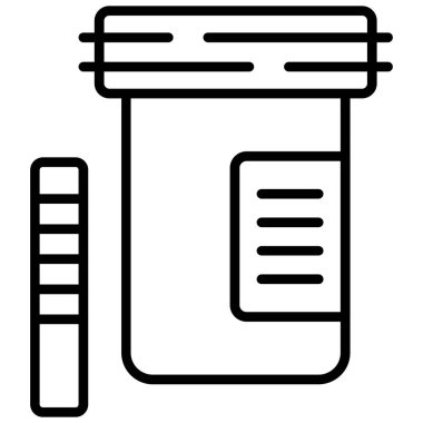 tıbbi ve sağlık çizgisi ikon vektörü.