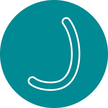 Modern b 'nin vektör illüstrasyonu eksik simgesi