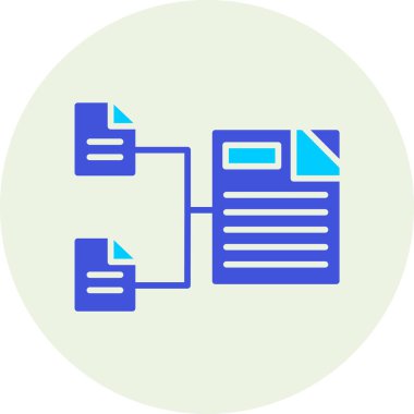 dosya biçimi simgesi, vektör illüstrasyonu