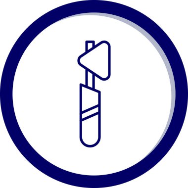 Bir silindirin vektör simgesi