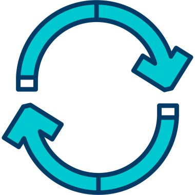 Web simgesini basit illüstrasyonla tazele