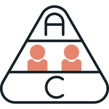 iş vektör çizgisi simgesi