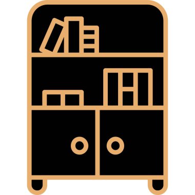 Mobilya simgesinin vektör illüstrasyonu