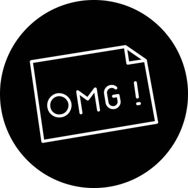 Ünlem işareti simgesi vektör çizim