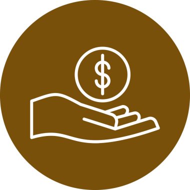 Vektör Doları simge tasarlamak