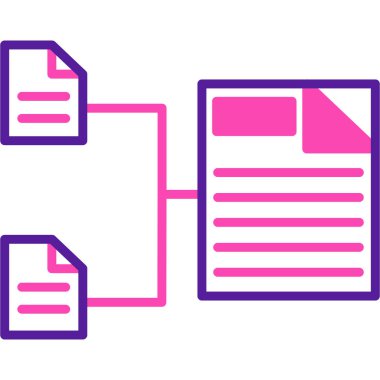 dosya belgesi vektör illüstrasyonu