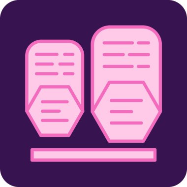 Kitap. Web simgesi basit illüstrasyon