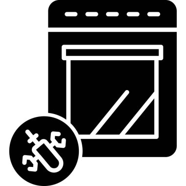 Modern b 'nin vektör illüstrasyonu eksik simgesi