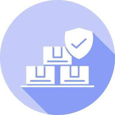 İnternet güvenlik simgesi, vektör illüstrasyonu basit tasarım