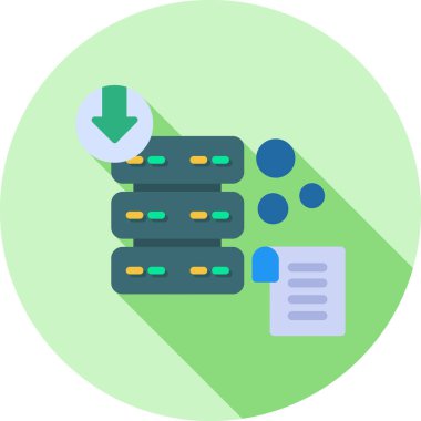 Dosya. Web simgesi basit illüstrasyon