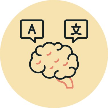 trend biçimi izole edilmiş arkaplanda düşünme simgesi