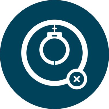 Dairede işaretli yuvarlak bir topun vektör simgesi..