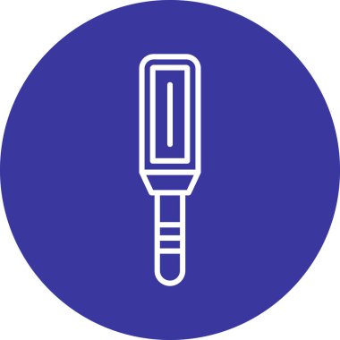 Kürekli bir kürek vektör simgesi