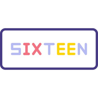 6 numaralı logo vektör tasarımı