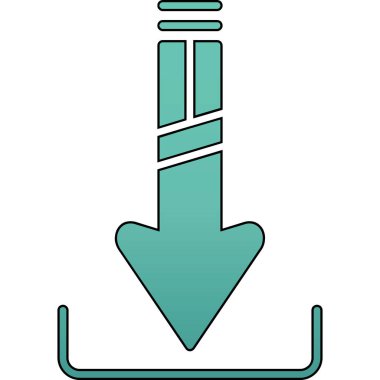 Ok simgesi. vektör illüstrasyonu