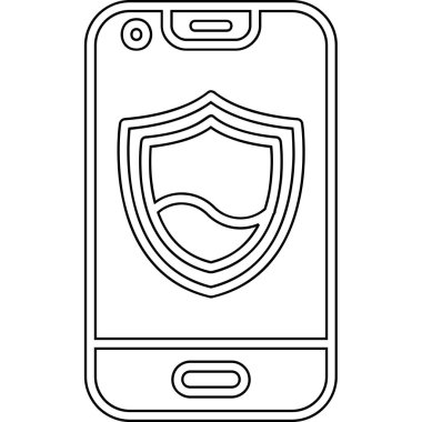 cep telefonu kalkan simgesi, özet biçimi